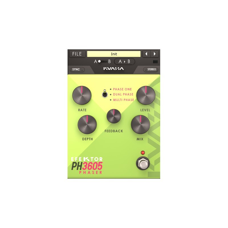Kuassa Efektor PH3605 Phaser｜移相器效果器插件