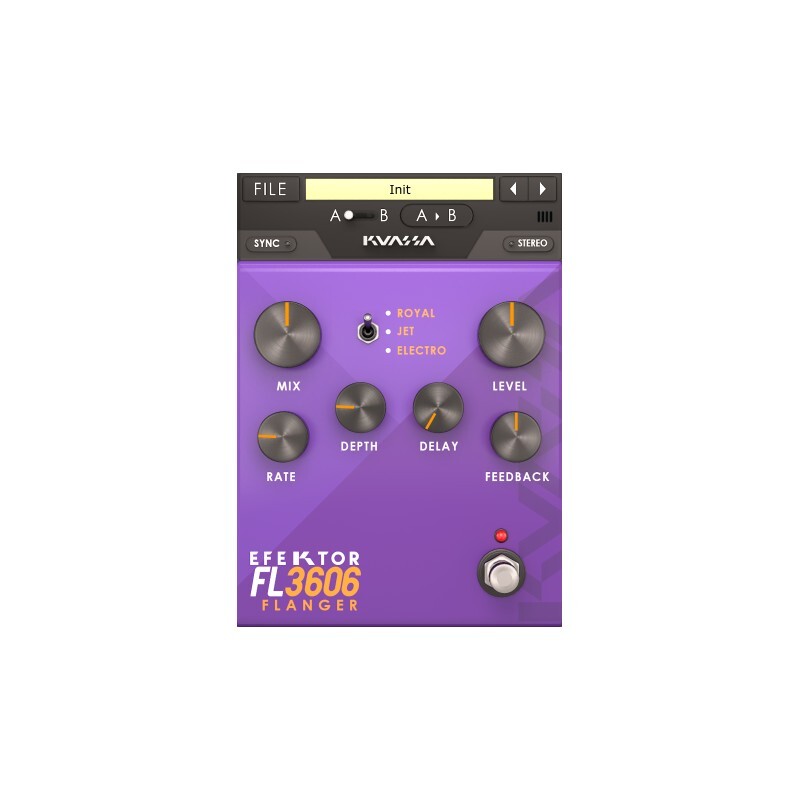 Kuassa Efektor FL3606 Flanger｜鑲邊效果器插件