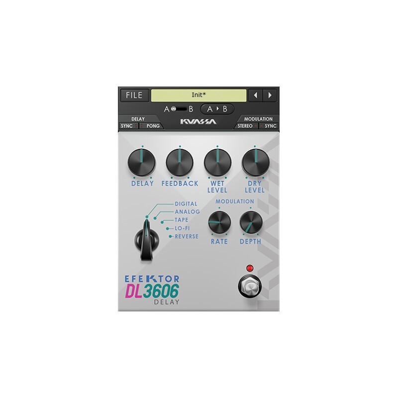 Kuassa Efektor DL3606 Delay｜延遲效果器插件