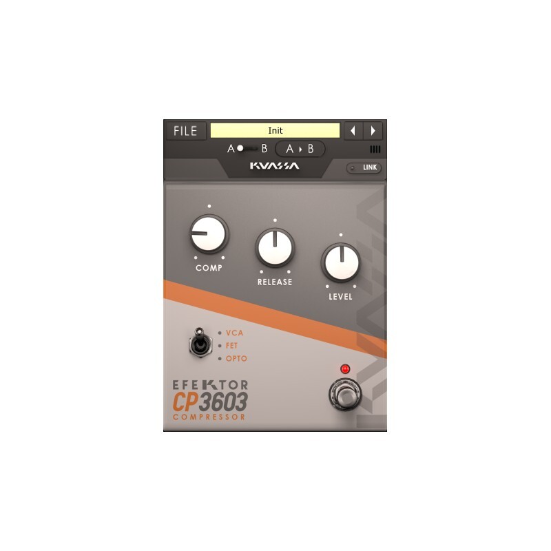 Kuassa Efektor CP3603 Compressor｜音訊壓縮效果器