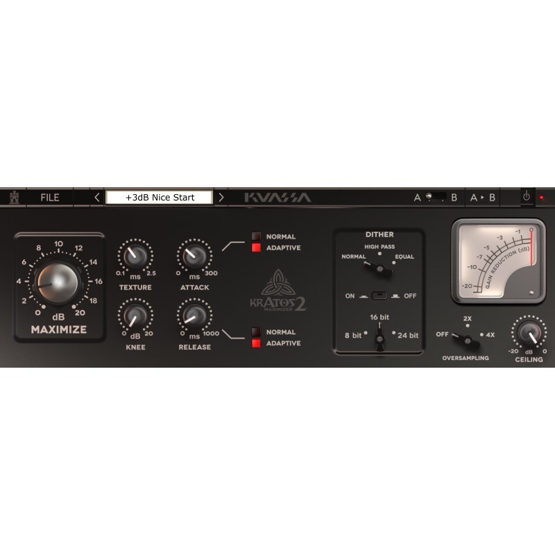 Kuassa Kratos 2 Maximizer｜母帶限制最大化器