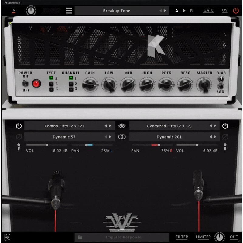 Kuassa Amplifikation VVV｜吉他音箱模擬效果器