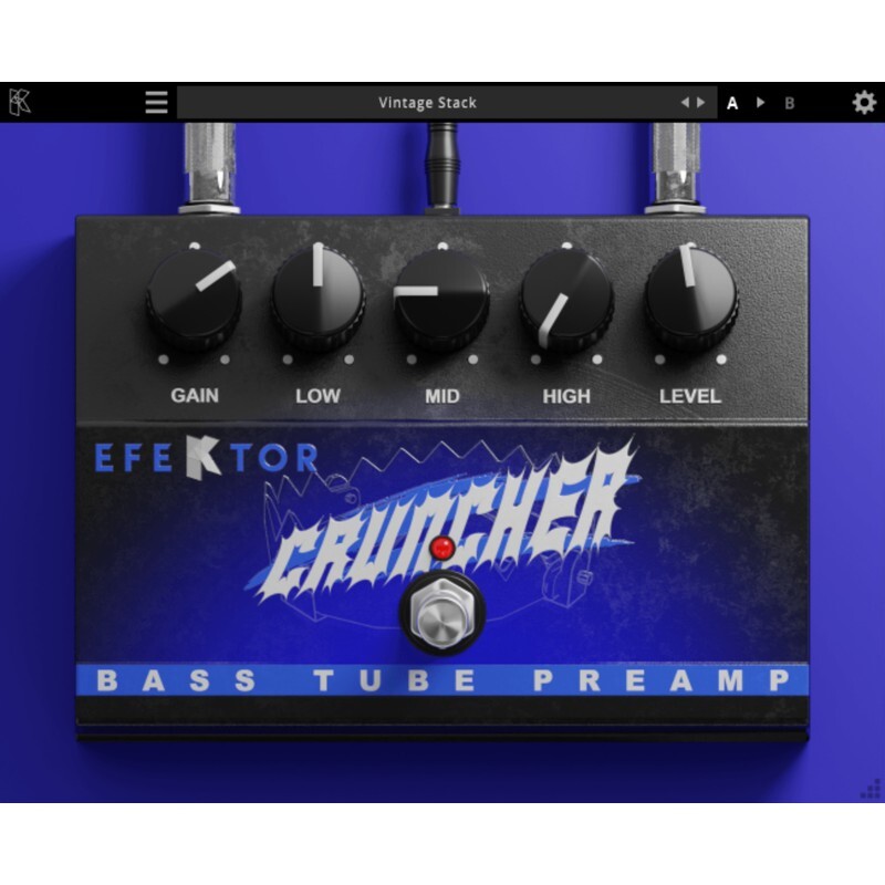 Kuassa Efektor Bass Cruncher Preamp｜貝斯破音前級效果器