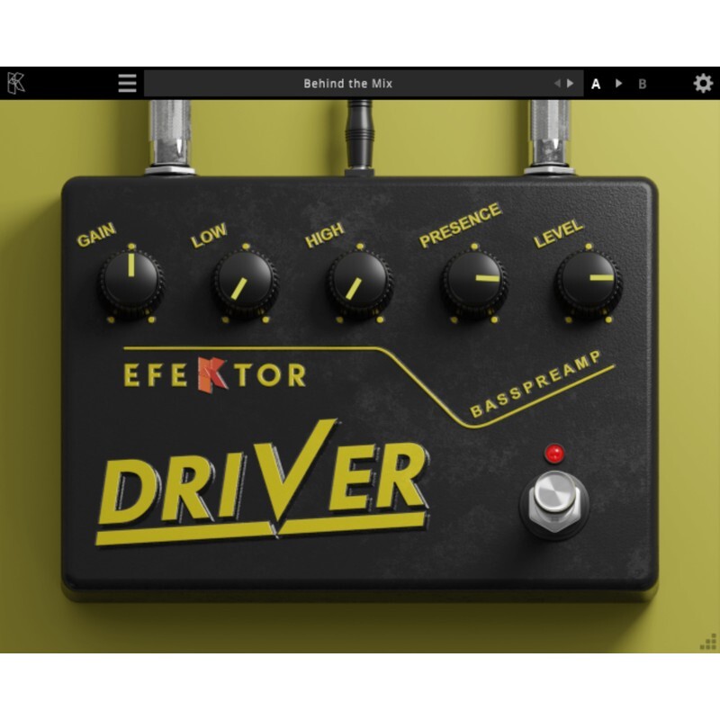 Kuassa Efektor Bass Driver Preamp｜貝斯前級效果器