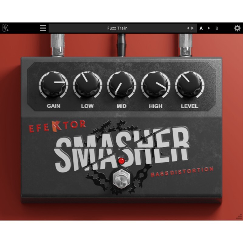 Kuassa Efektor Bass Smasher Distortion｜貝斯失真單顆效果器