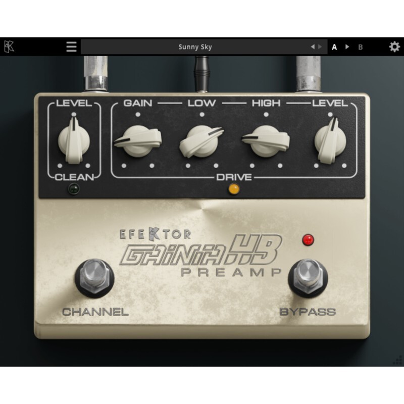 Kuassa Efektor Gainia HB｜電吉他效果器軟體