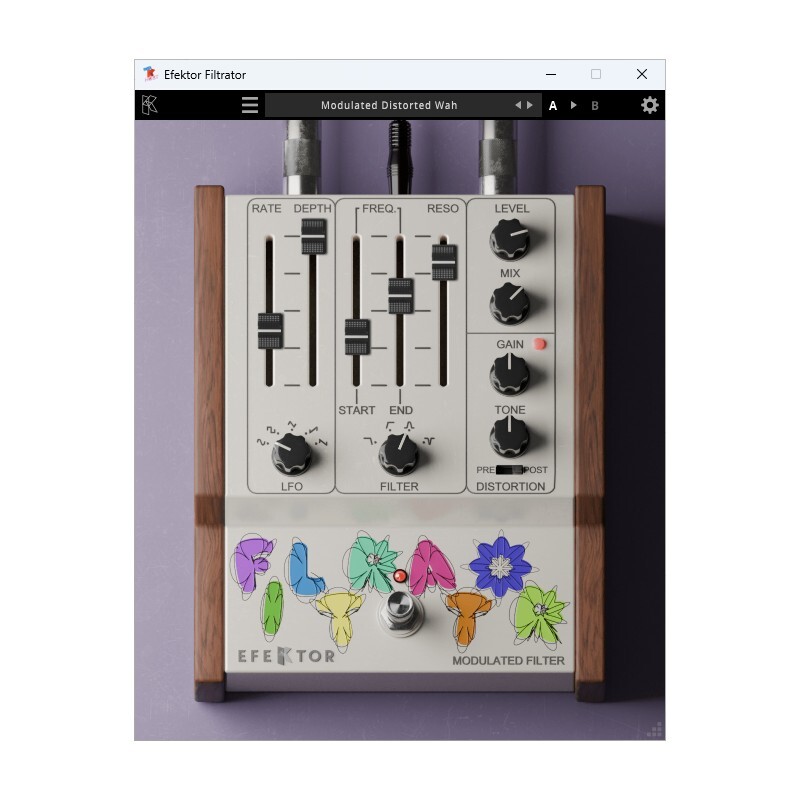 Kuassa Efektor Filtrator Modulated Filter｜調變濾波效果器