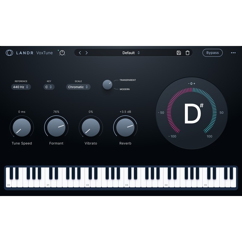 LandR VoxTune｜人聲修音校正插件