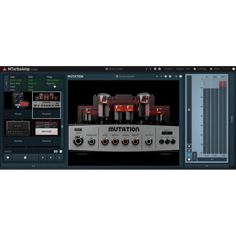 Melda MTurboAmp｜吉他貝斯音箱模擬器