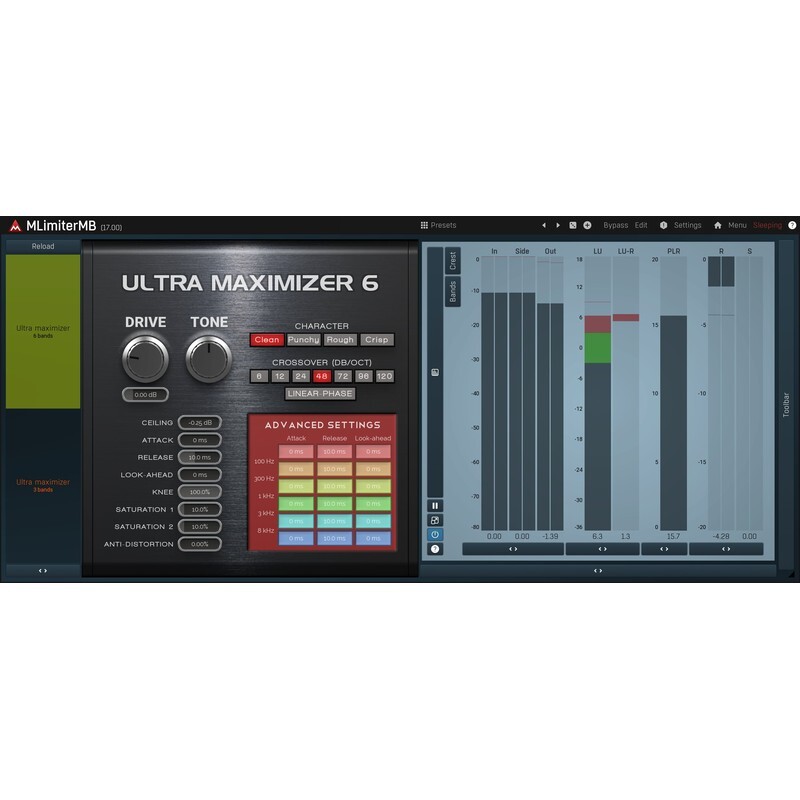 Melda MLimiterMB｜多頻段限制器效果器