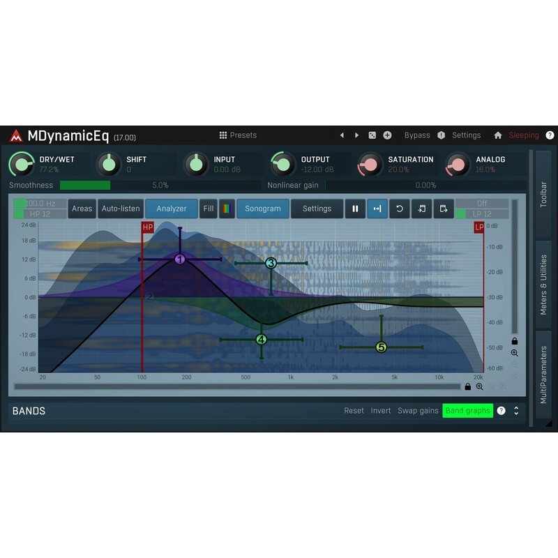 Melda MDynamicEq｜動態等化器插件