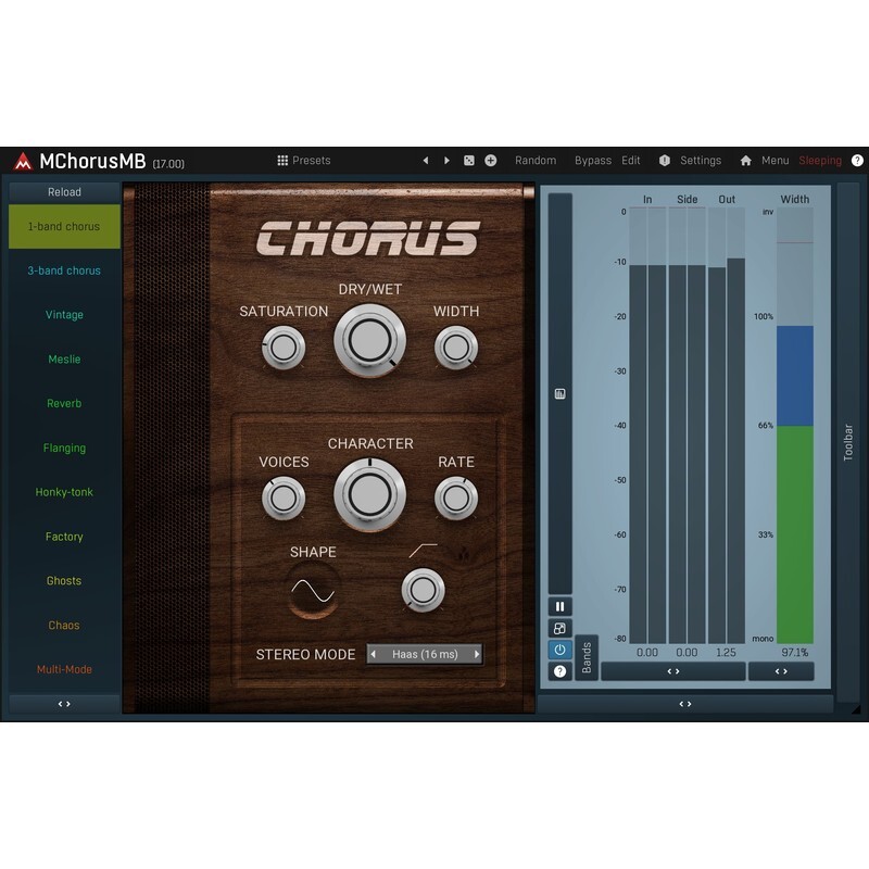 Melda MChorusMB｜多頻段合唱效果插件
