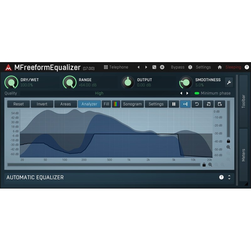 Melda MFreeformEqualizer｜音訊處理效果器插件
