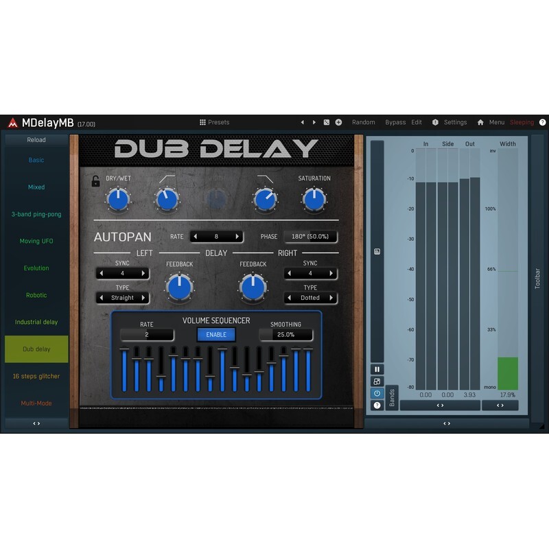 Melda MDelayMB｜多頻段延遲效果器