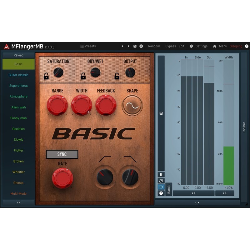 Melda MFlangerMB｜多段鑲邊效果器