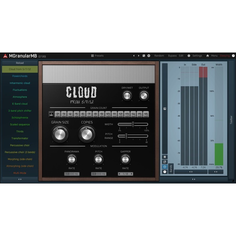 Melda MGranularMB｜多頻段粒子合成效果器