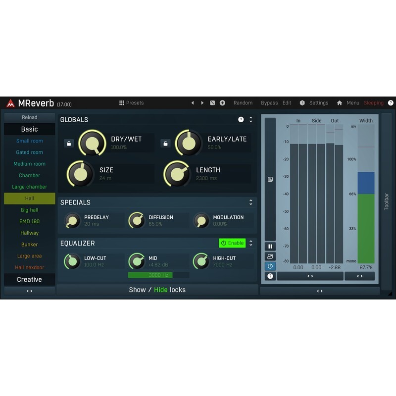 Melda MReverb｜殘響效果器插件