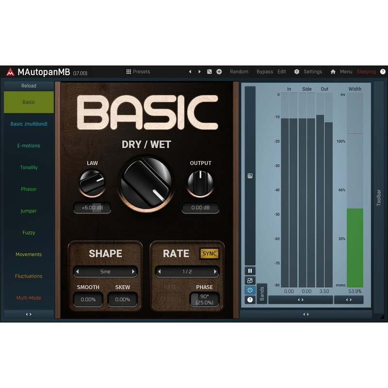 Melda MAutopanMB｜多頻段自動聲像插件