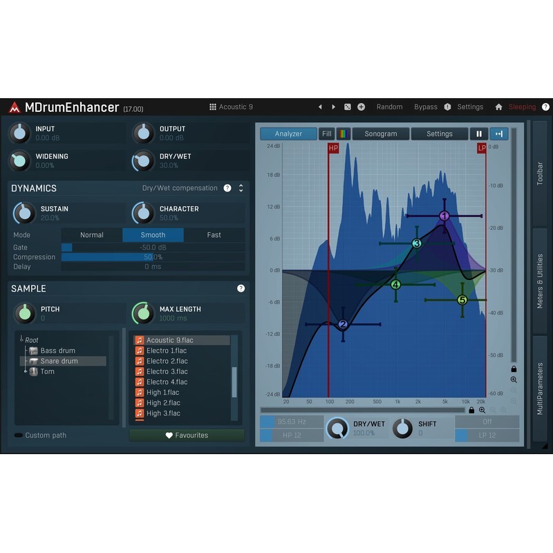 Melda MDrumEnhancer｜鼓組增強效果器
