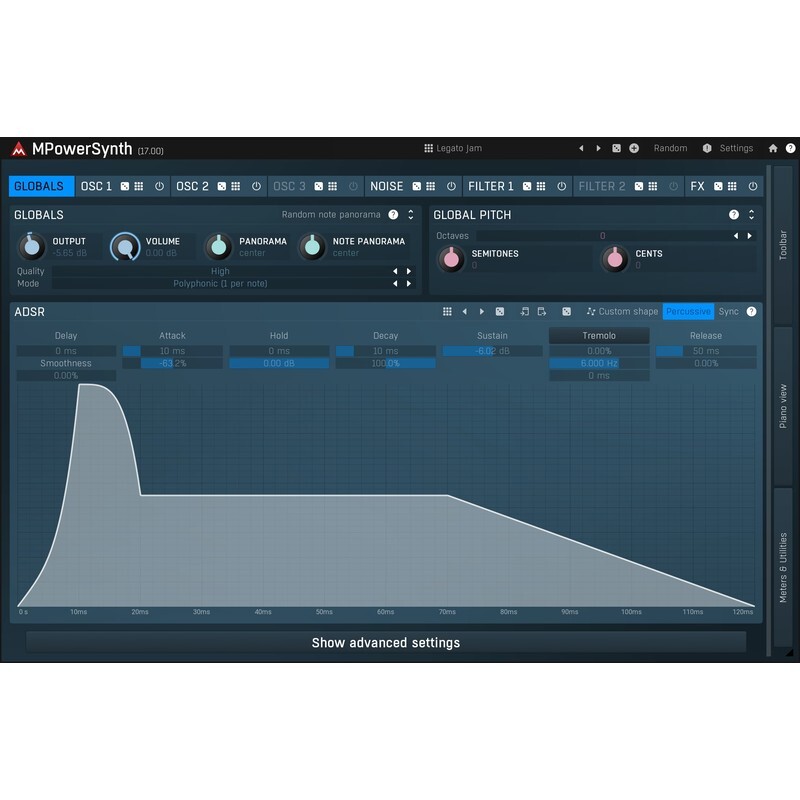 Melda MPowerSynth｜數位音訊合成器