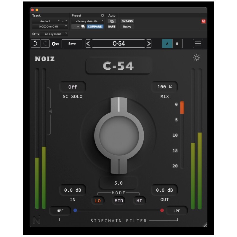 KIT Plugins NOIZ One C-54｜數位音訊降噪器