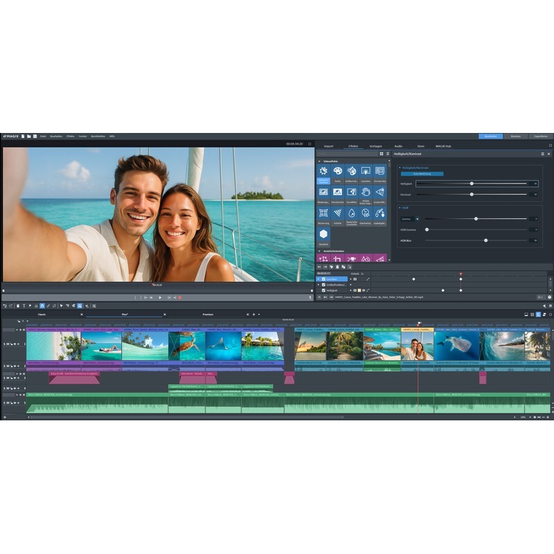 MAGIX Video deluxe Plus UPG｜影片剪輯製作軟體