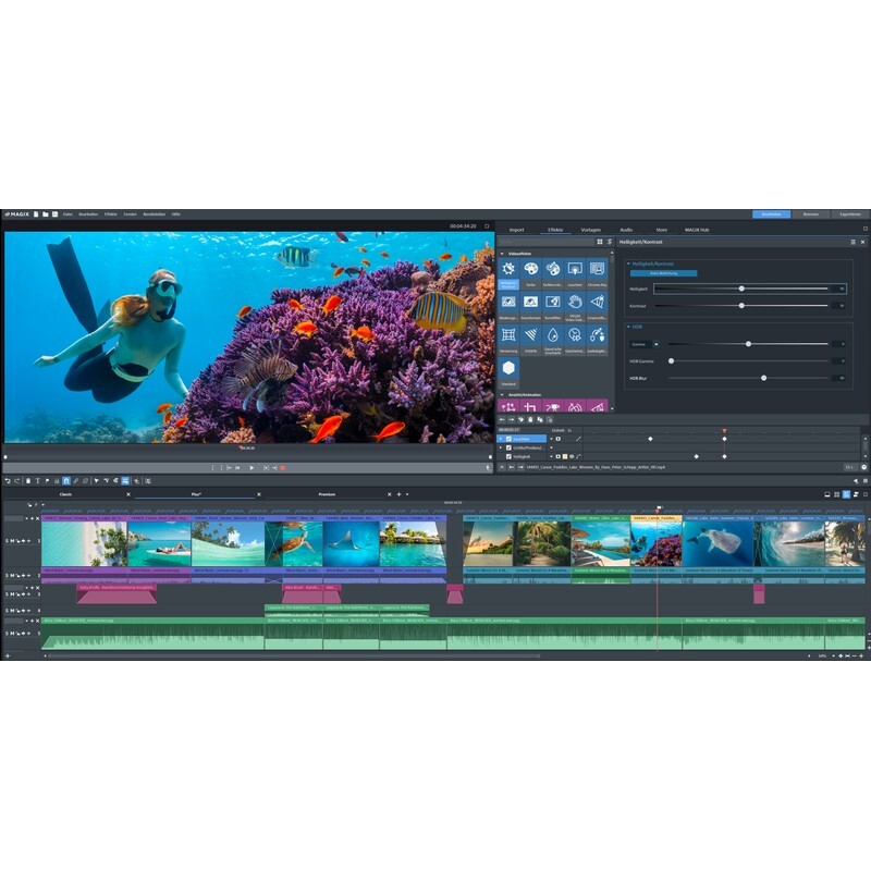 MAGIX Video deluxe Premium UPG｜影片剪輯製作軟體