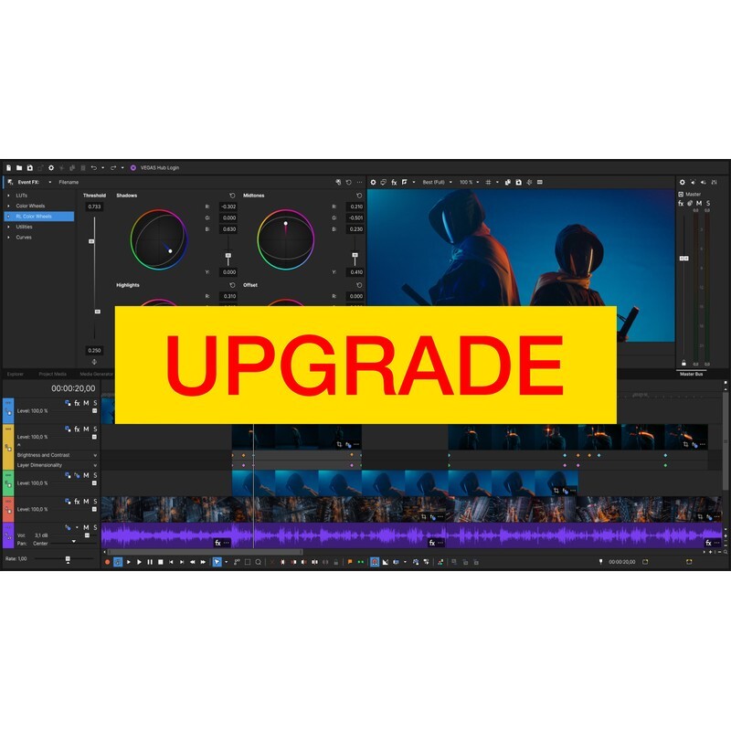 MAGIX VEGAS Pro 23 Upgrade｜影片剪輯製作軟體