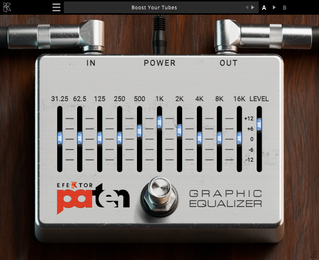 Kuassa Efektor Paten Graphic Equalizer｜圖形等化器