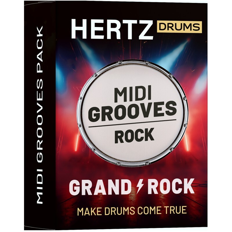Hertz Grand Rock MIDI Grooves｜搖滾鼓MIDI樂句包