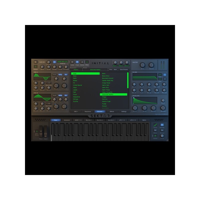 Initial Audio Sektor｜波表合成器插件