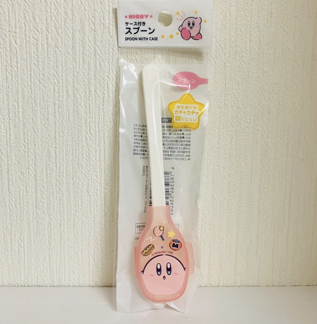 星之卡比 匙羹連蓋-粉紅色