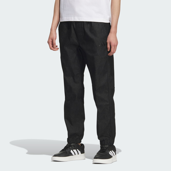 Adidas 愛迪達 Es+ Dnm Jog Pnt JZ8767 男 牛仔長褲 運動長褲 休閒長褲 黑 亞版