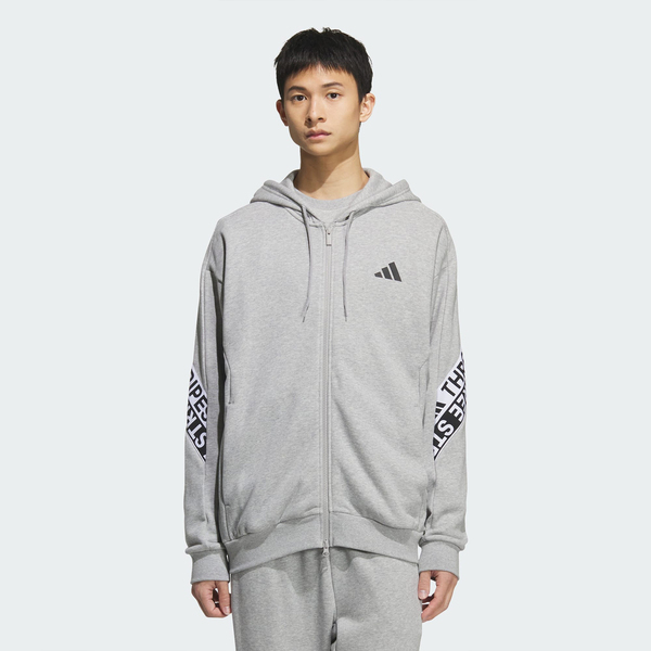 Adidas 愛迪達 Word Ft Fz Hd KA1277 男 連帽外套 保暖 運動外套 灰 黑 亞版