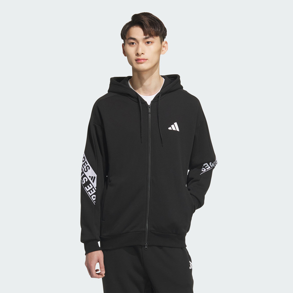 Adidas 愛迪達 Word Ft Fz Hd KB3657 男 連帽外套 保暖 運動外套 黑 白 亞版