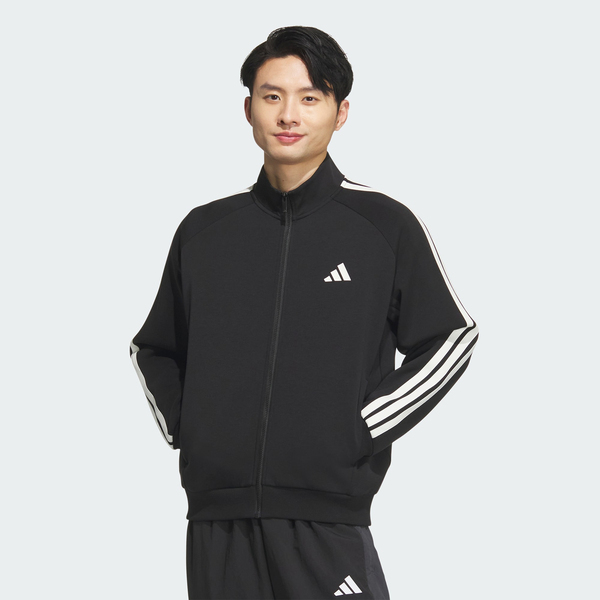 Adidas 愛迪達 St Sports Kn Tt KC2884 男 立領外套 運動外套 休閒穿搭 黑 白 亞版
