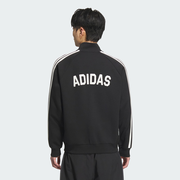 Adidas 愛迪達 St Sports Kn Tt KC2884 男 立領外套 運動外套 休閒穿搭 黑 白 亞版