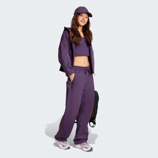Adidas 愛迪達 W Z.n.e. Bar Pt KB9441 女 長褲 運動長褲 休閒長褲 紫 黑 亞版