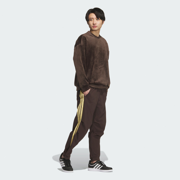 Adidas 愛迪達 Nyr Gfx Swt KE4067 男 長袖上衣 休閒長袖 CNY 棕金 亞版