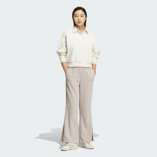 Adidas 愛迪達 Chenille Pants KS5984 女 長褲 運動長褲 休閒長褲 灰 亞版