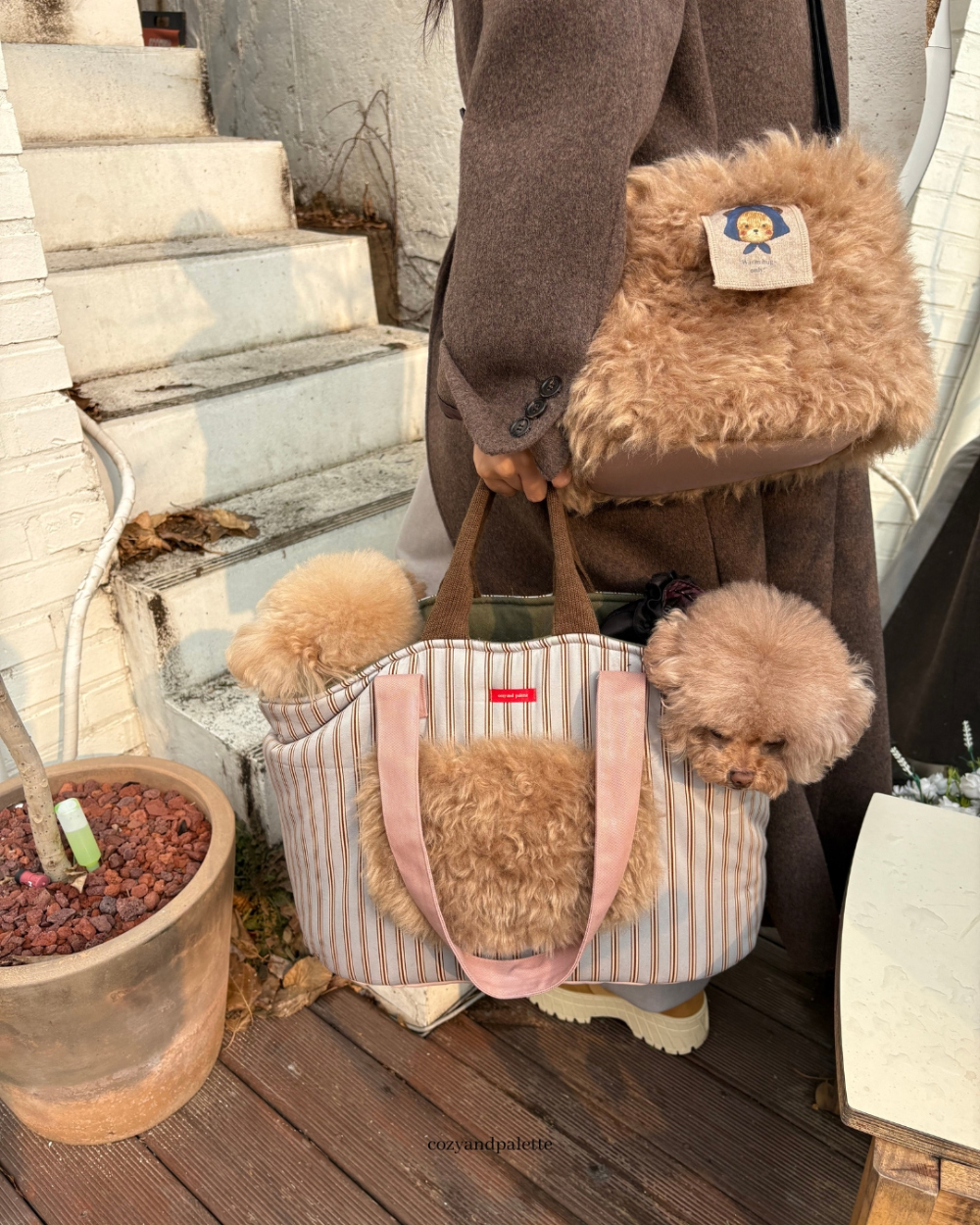 COZY-N 經典條紋起司包