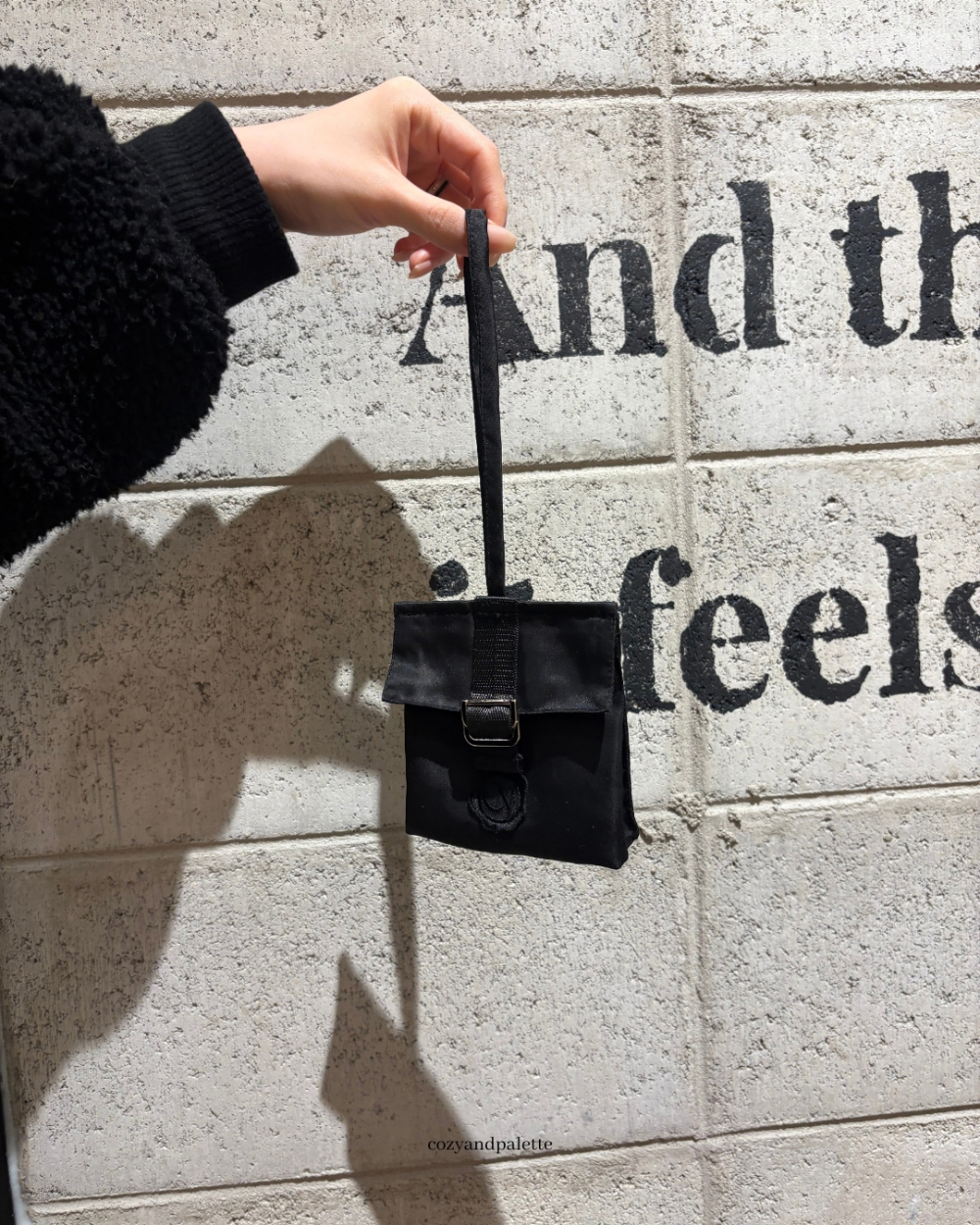 COZY-N 散步小口袋_ 霧面黑色