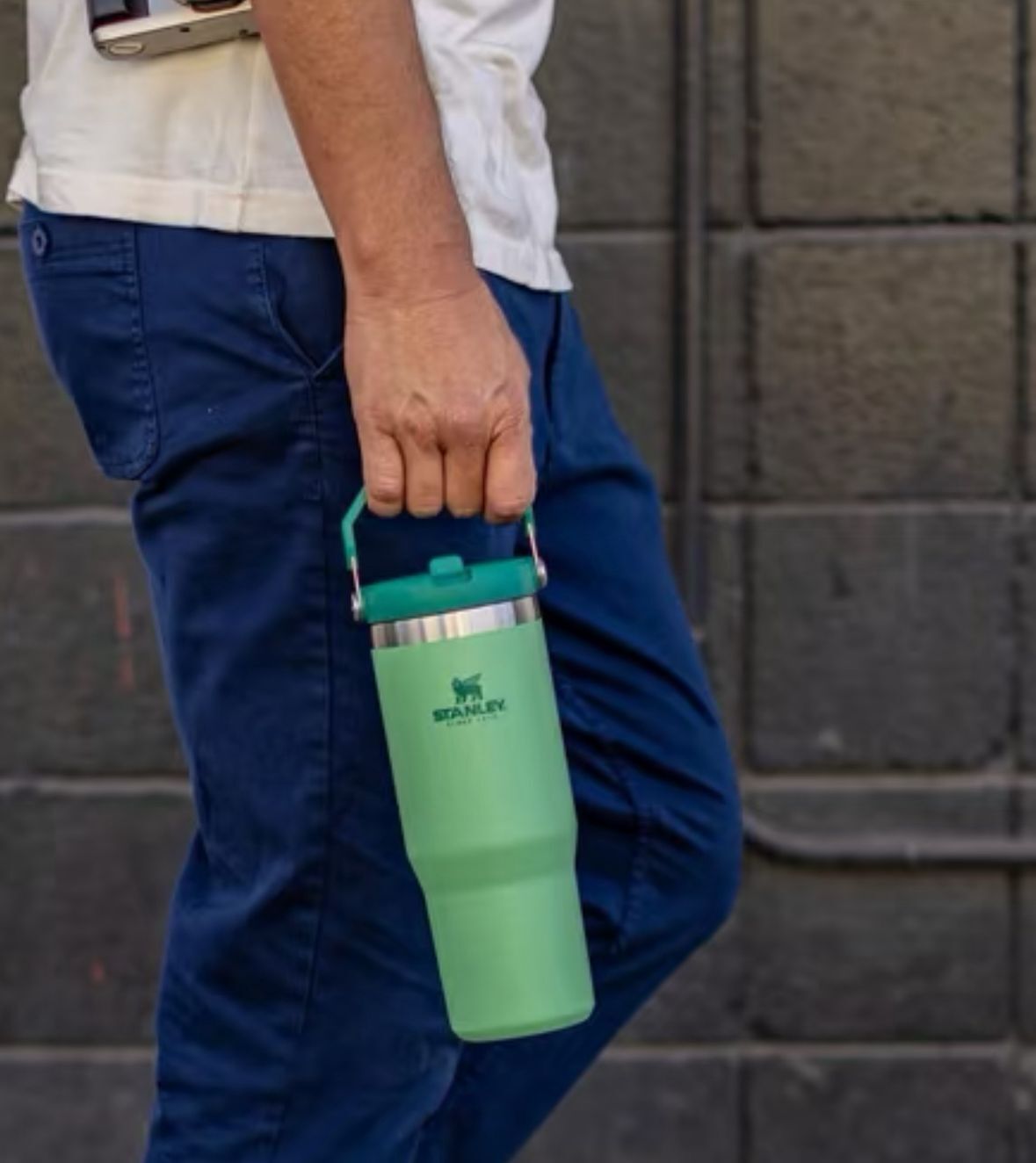 【預購】Stanley The IceFlow Flip Straw Tumbler H123001 30 oz （綠色）