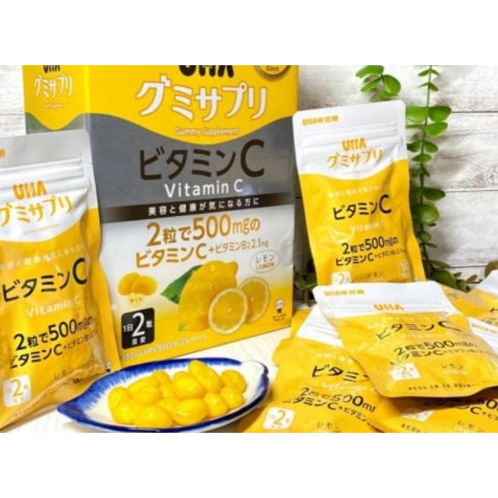 (預購商品) UHA味覺糖 維他命C檸檬 單包