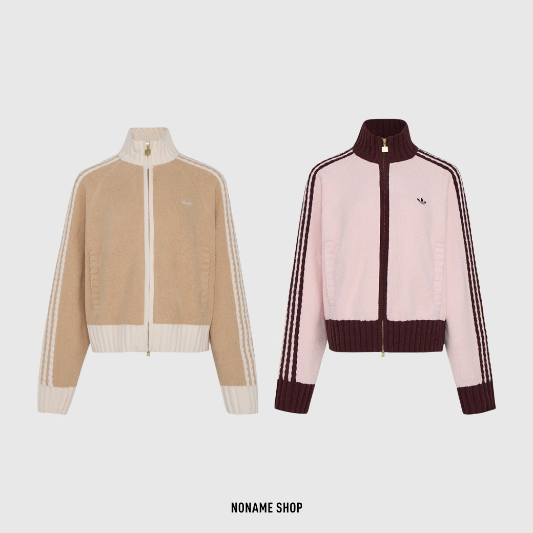ADIDAS ORIGINALS KNIT 立領 針織 拉鍊 外套 兩色 (女款)