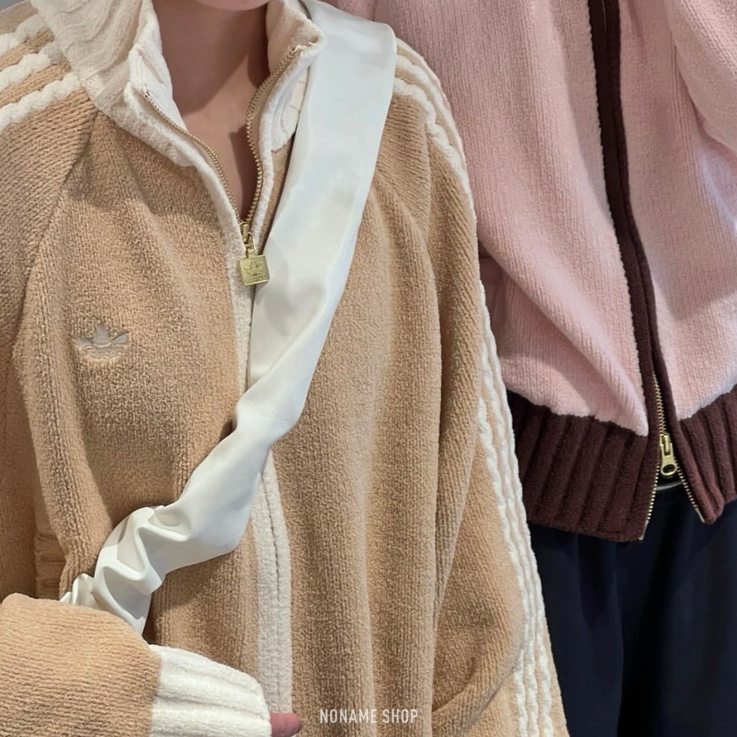 ADIDAS ORIGINALS KNIT 立領 針織 拉鍊 外套 兩色 (女款)