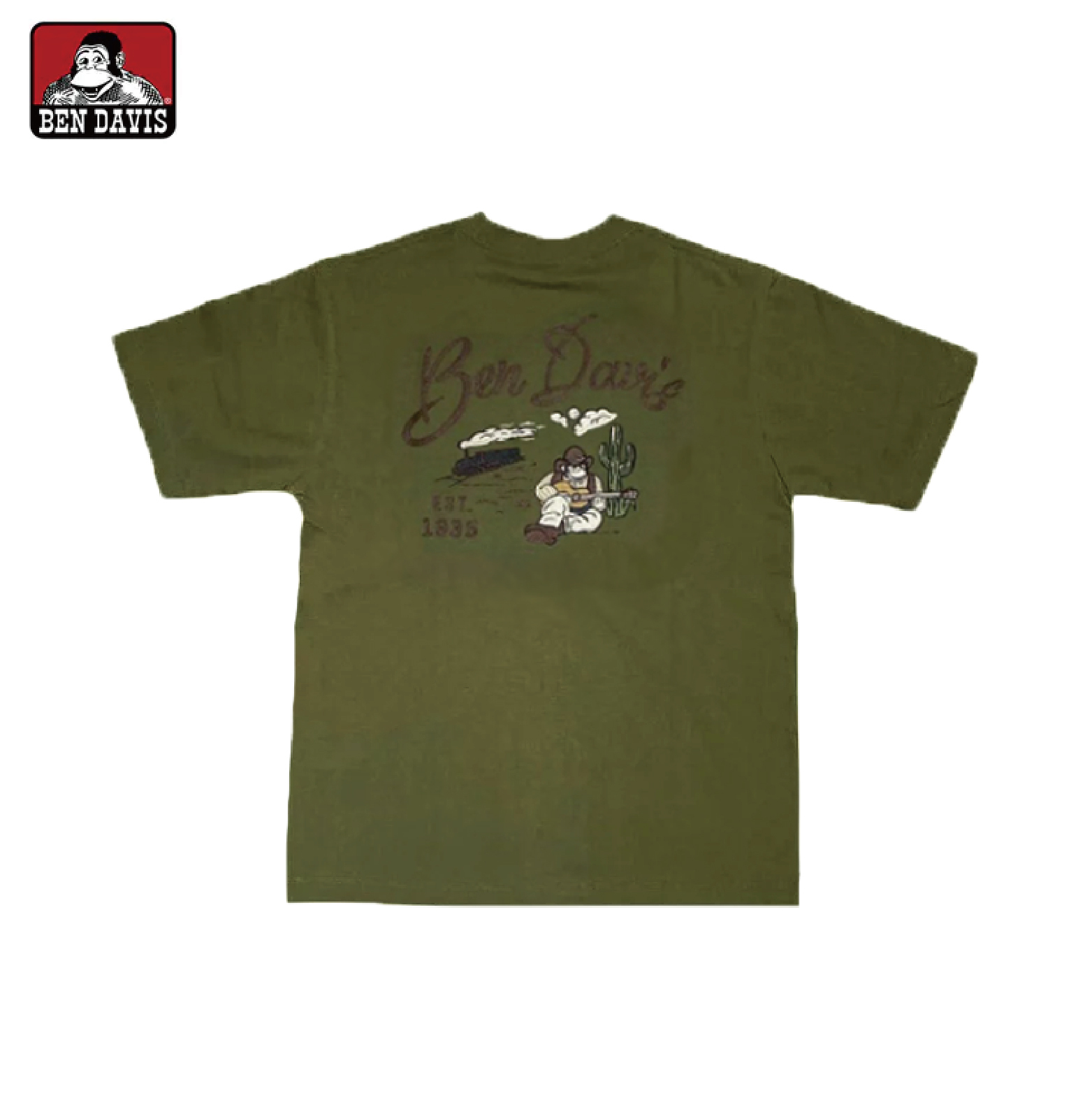 【 BEN DAVIS | 西部牛仔刺繡短TEE - 2色 】