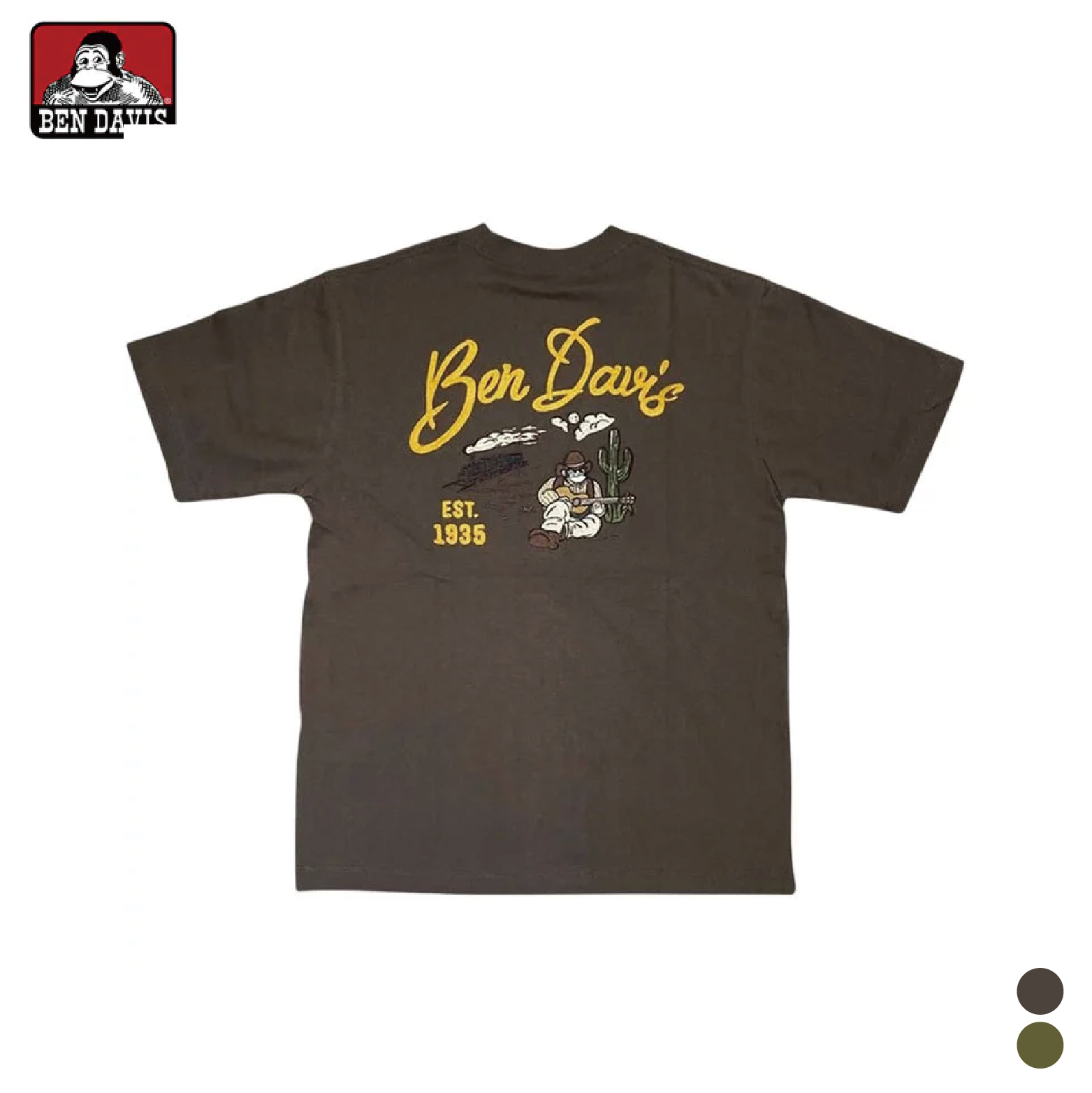 【 BEN DAVIS | 西部牛仔刺繡短TEE - 2色 】