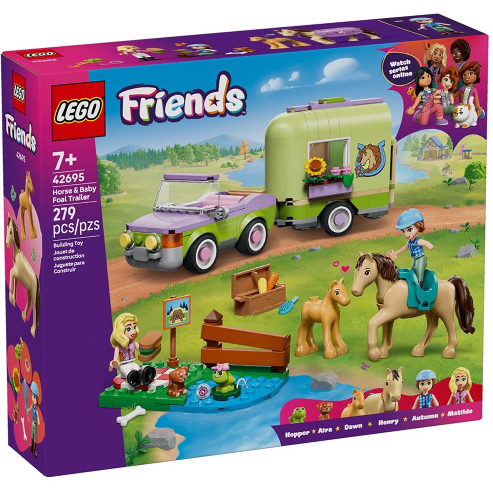 LEGO 42695 樂高積木 42695 Friends 姊妹淘系列 - 馬兒和幼馬拖車