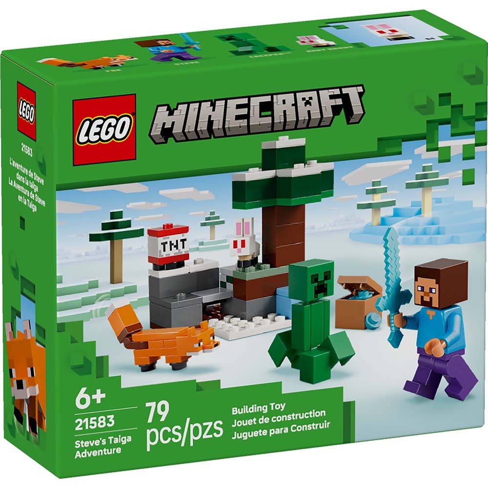 LEGO 21583 樂高積木 21583 Minecraft 麥塊系列 - 史提夫的針葉林地大冒險